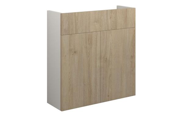 Eden 600mm Slim Basin Unit - Havana Oak (Grey Cab)